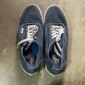 Worn blue vans
